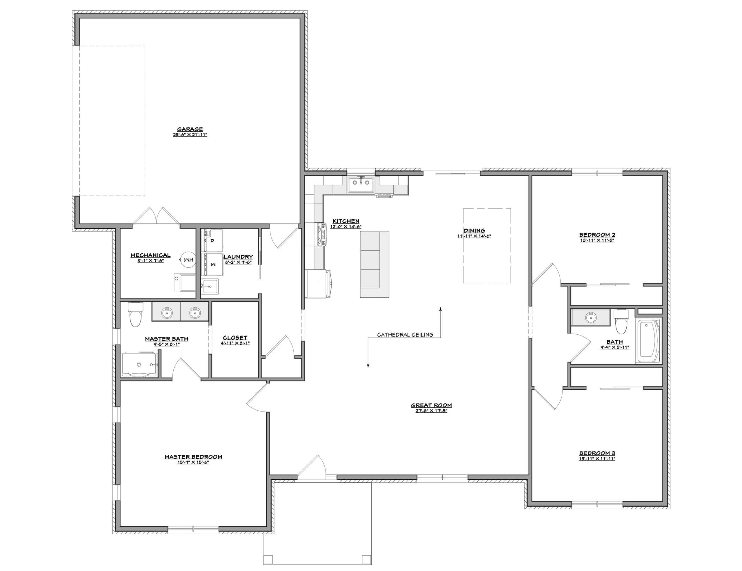 Franklin Floor Plan New Home Construction | Pipers Pine